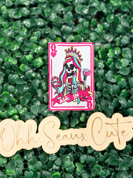 3.25” Double Down Queen Card