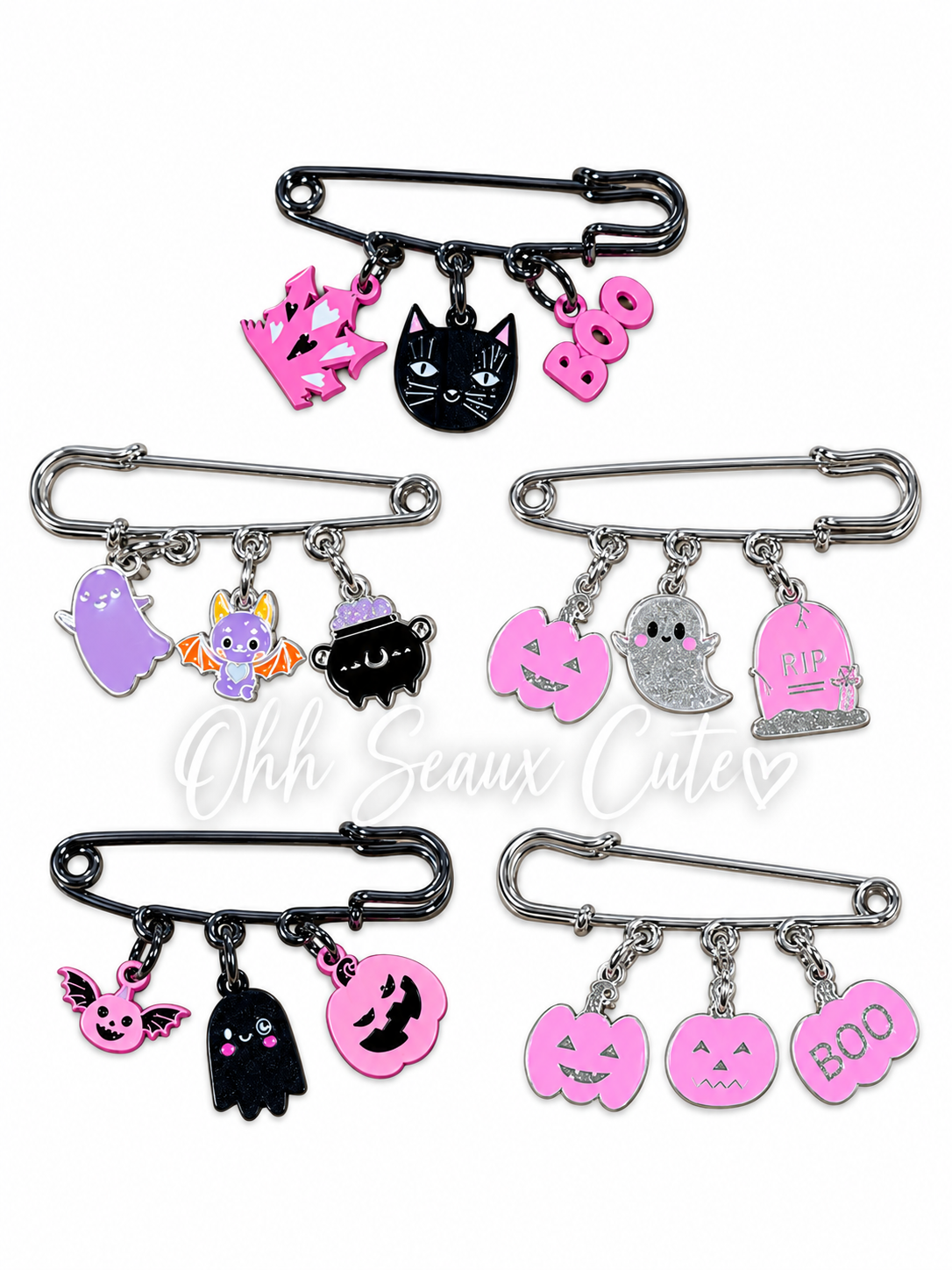 Boojee Hat Pins #7 (Set of 5)