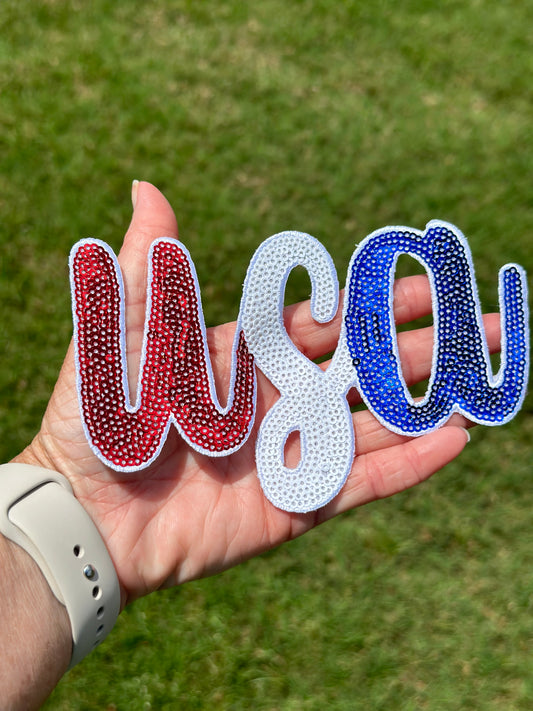PREORDER Sequin USA Hat Patch