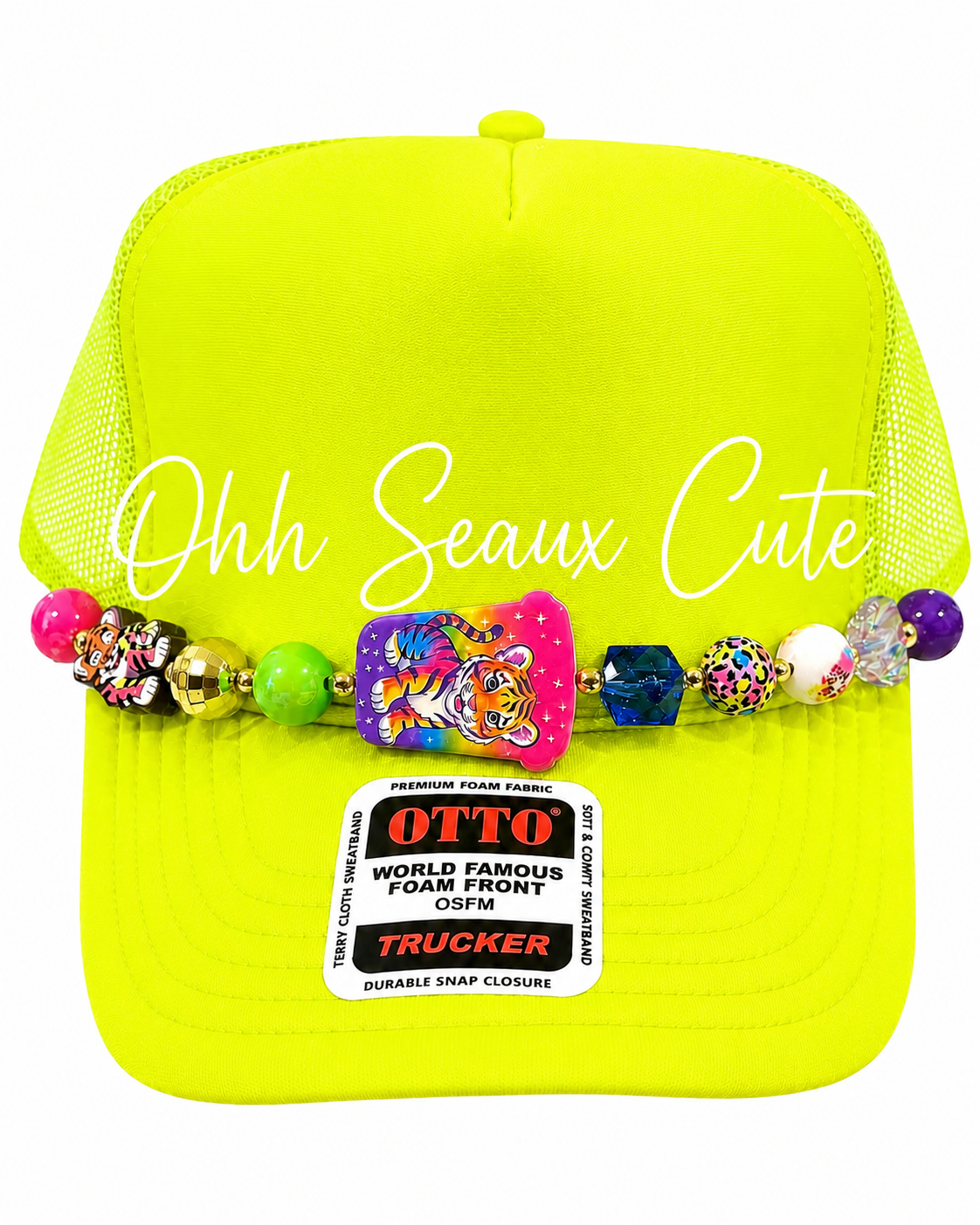 9” Lisa Frank Tiger Hat Chain