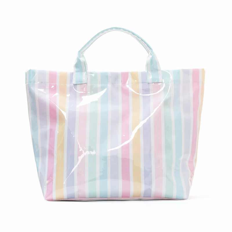Pastel Stripe Paloma Tote Bag