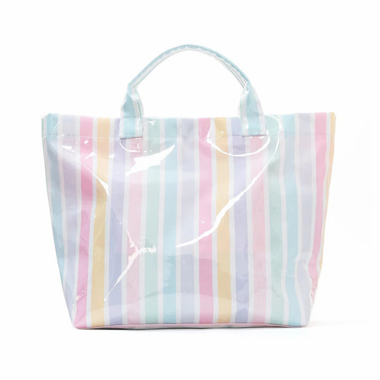 Pastel Stripe Paloma Tote Bag