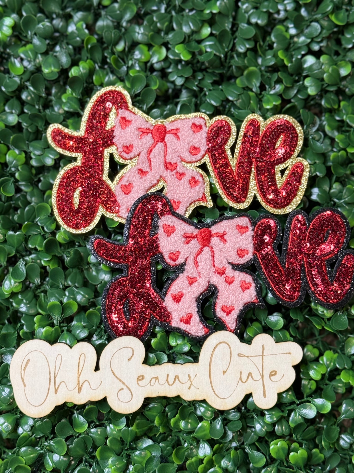 5” Sequin LOVE