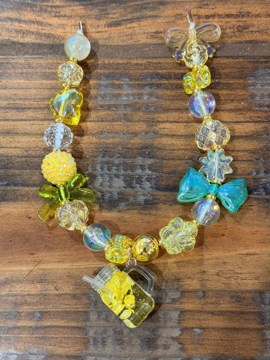 13” Custom Bag Chain -Lemonade