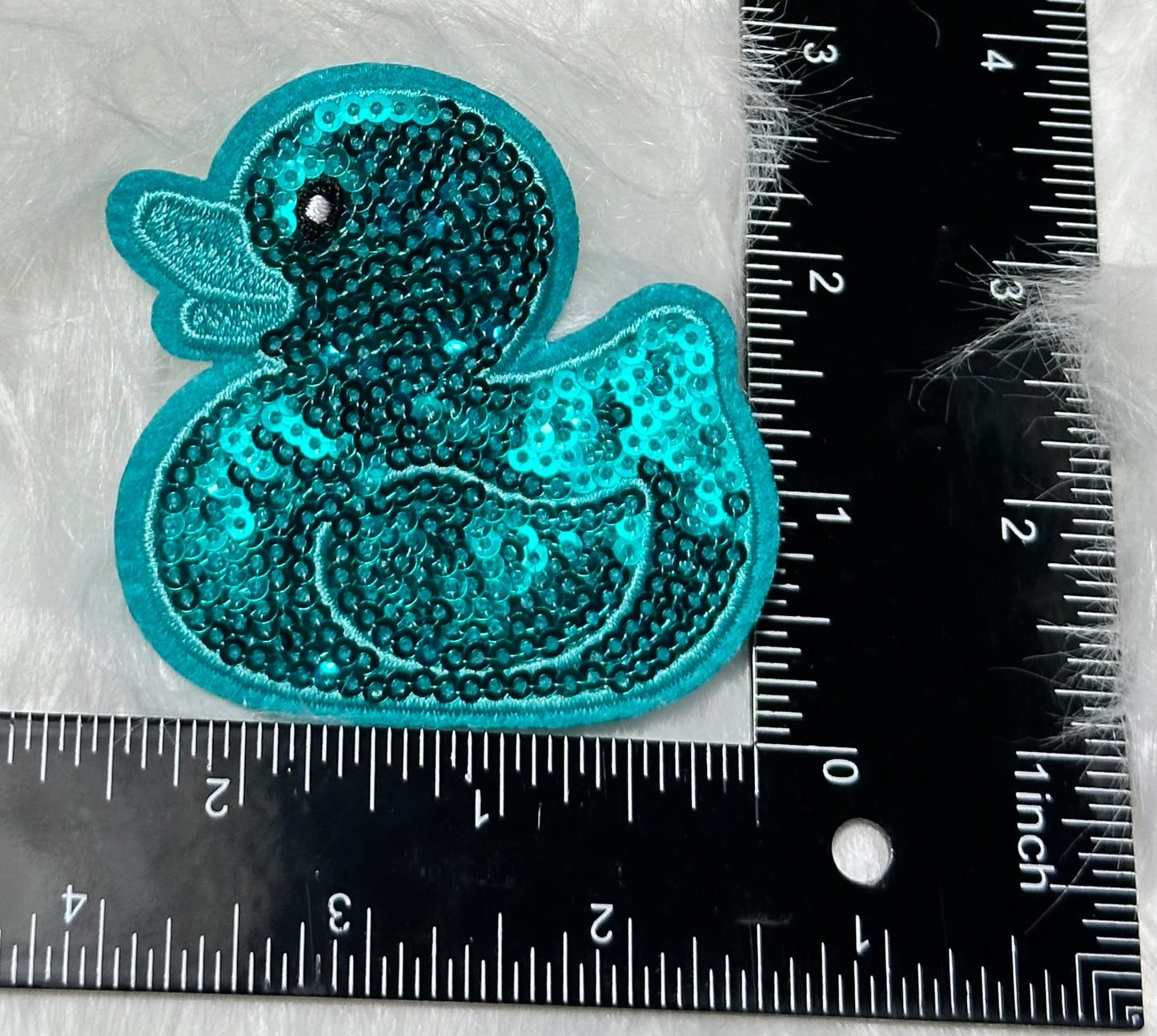 3” Sequin Rubber Ducky