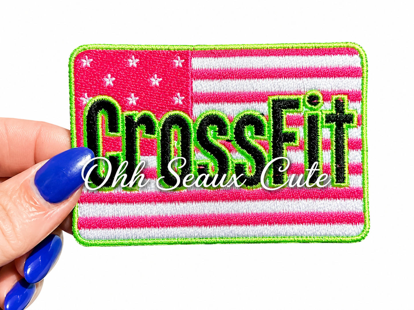 3.5” Neon CrossFit Flag