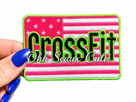 3.5” Neon CrossFit Flag