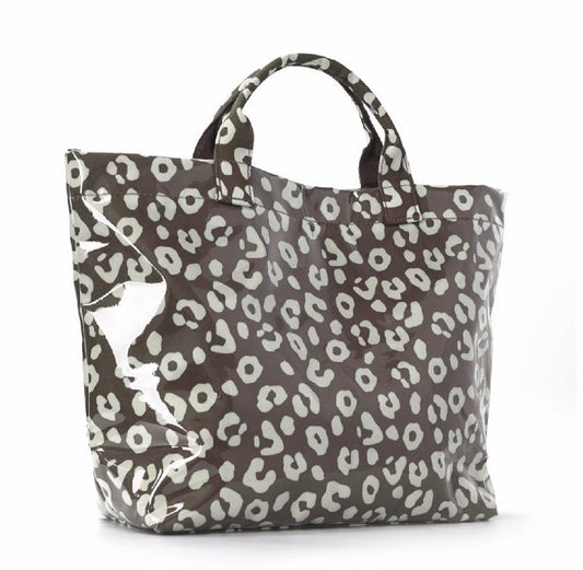 Brown/Cream Leopard Paloma Tote Bag