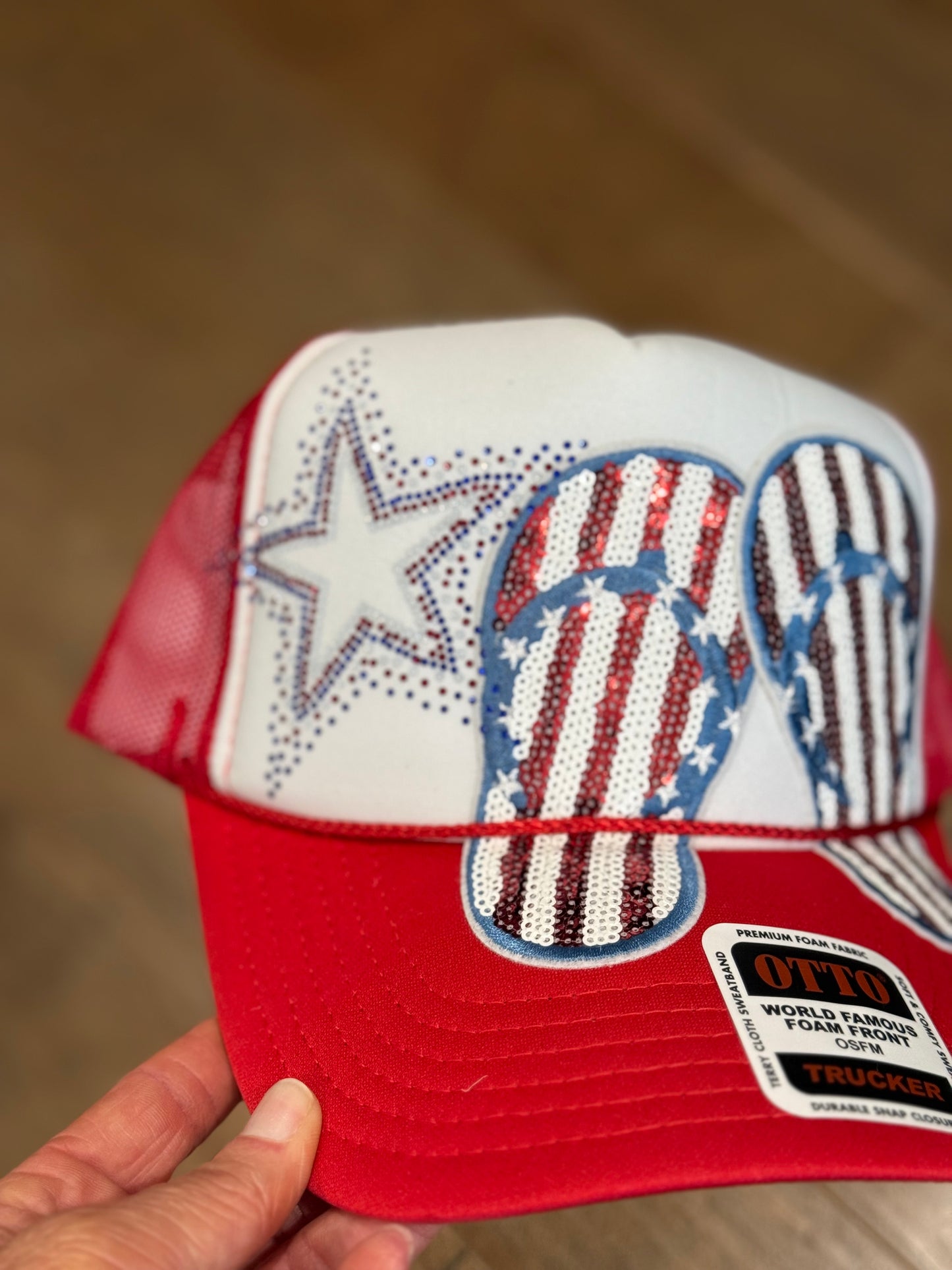 4” Rhinestone USA Star (OSC Original)