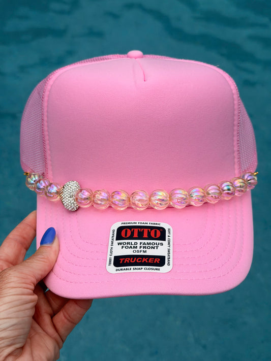 9” Sparkle Heart Hat Chain