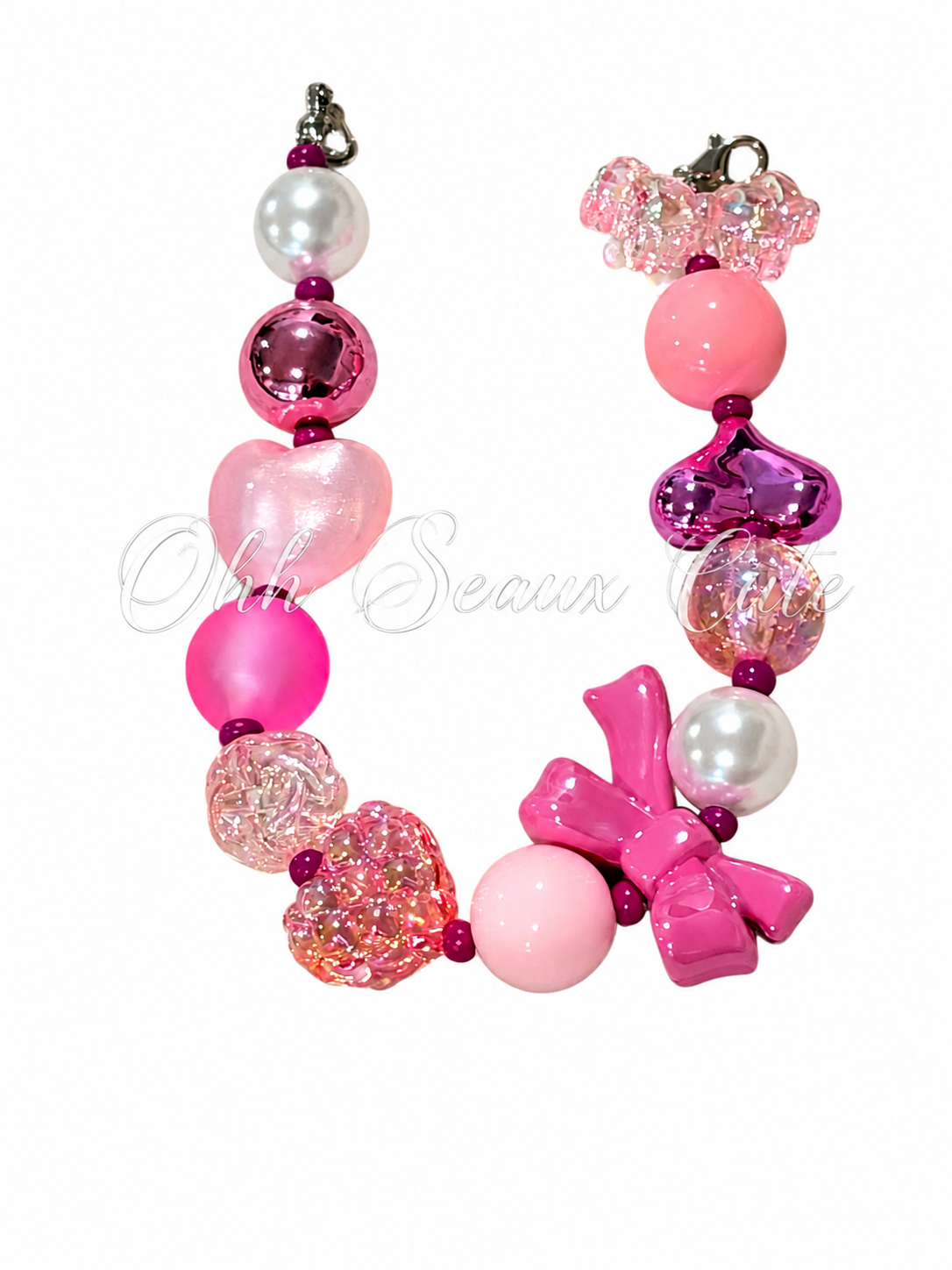 9” October Pink 1 Hat Chain