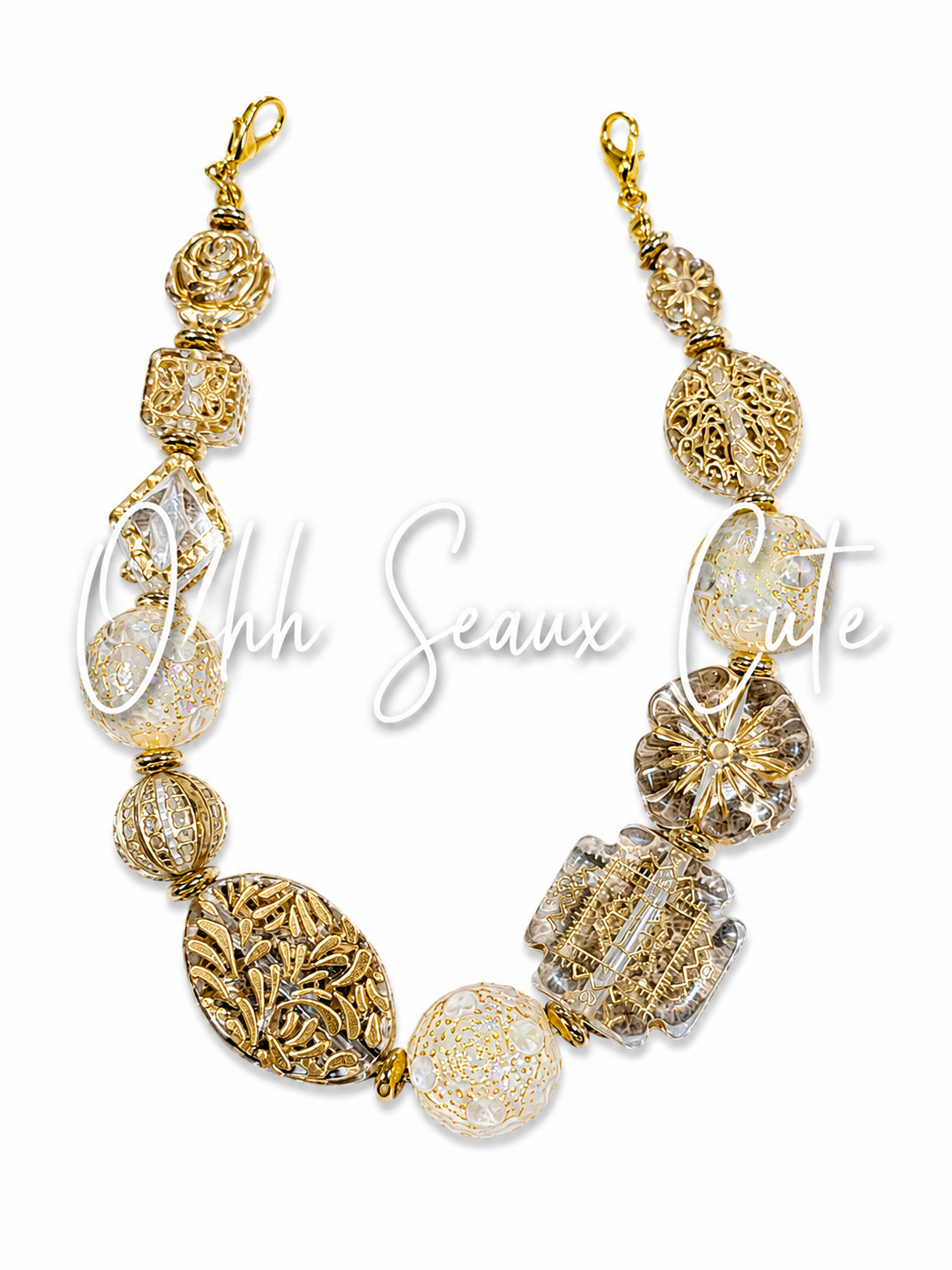 9” Gold Boho 1 Hat Chain