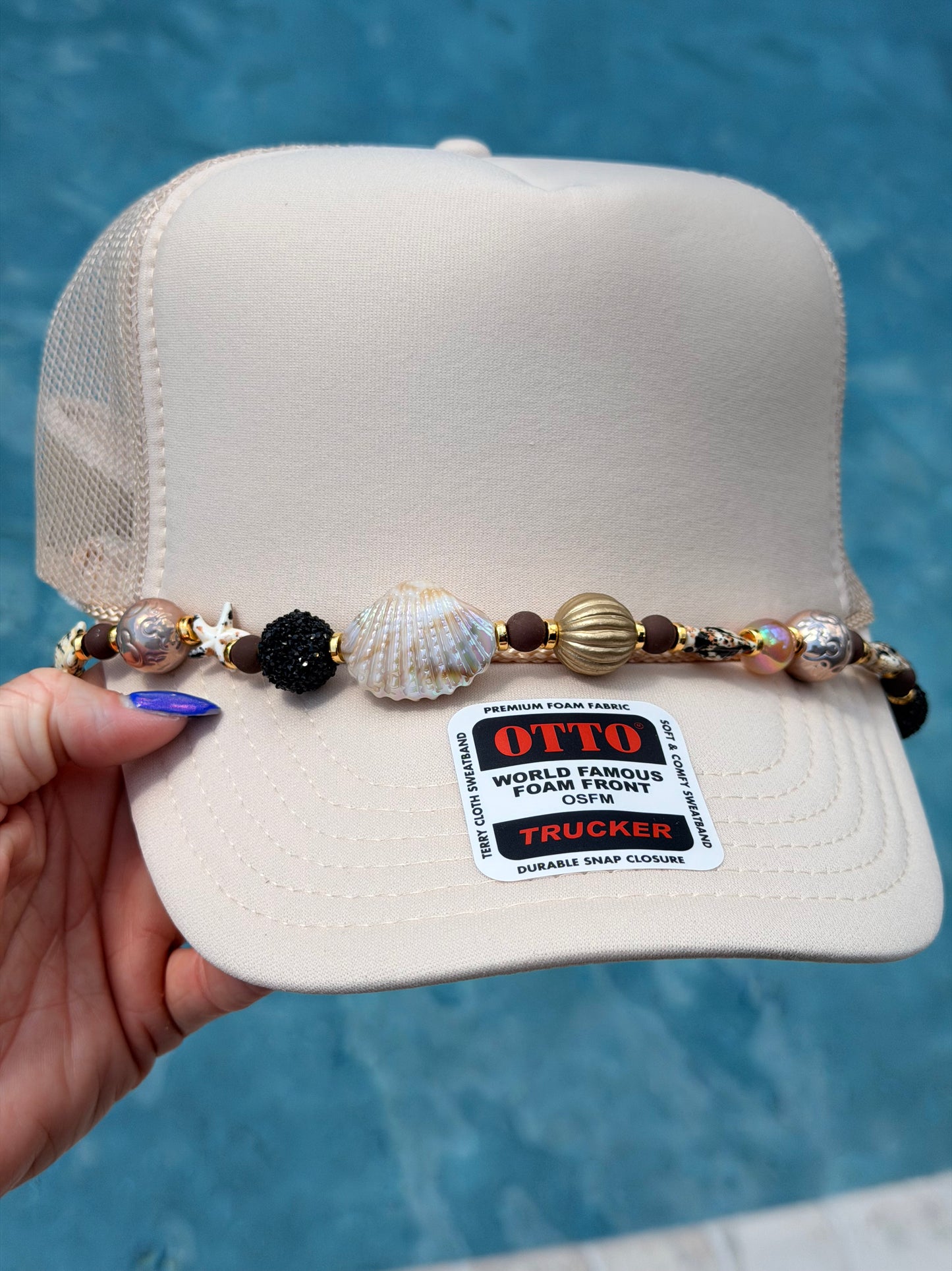 9” Neutral Sea Turtle Hat Chain