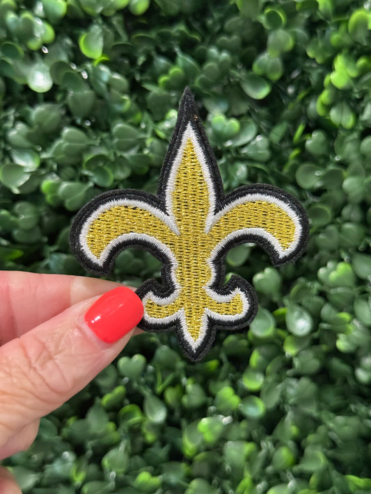 3” Metallic Fleur De Leis