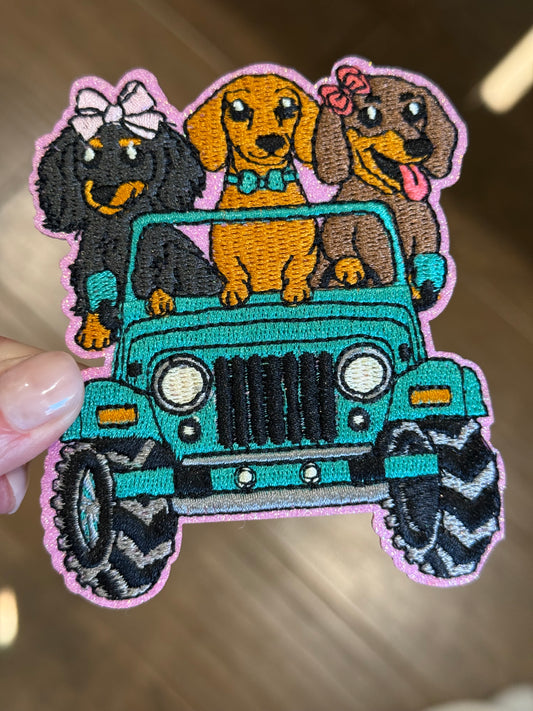 3.5” Wiener Dog Jeep (OSC CUSTOM) DO NOT COPY