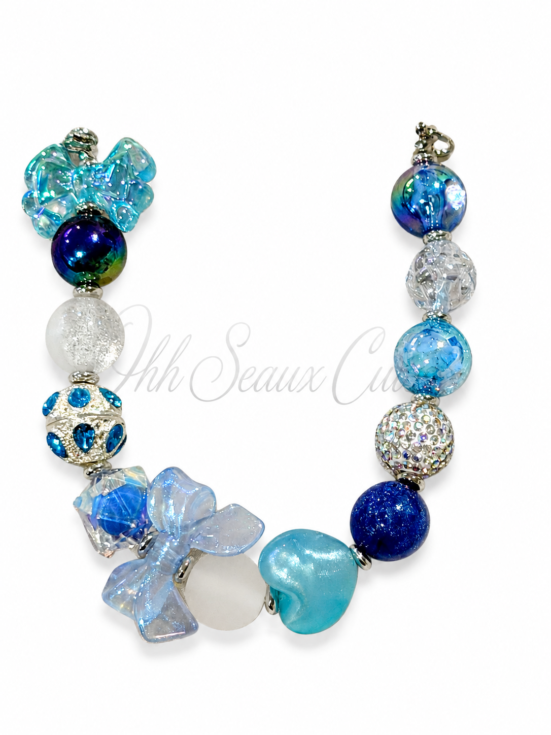 9” Sky Blue 2 Hat Chain