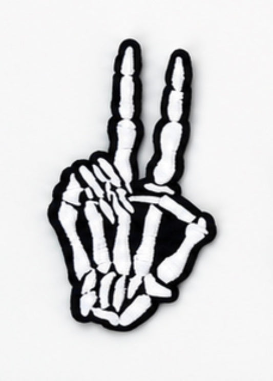 3” Glow Peace Skeleton Fingers