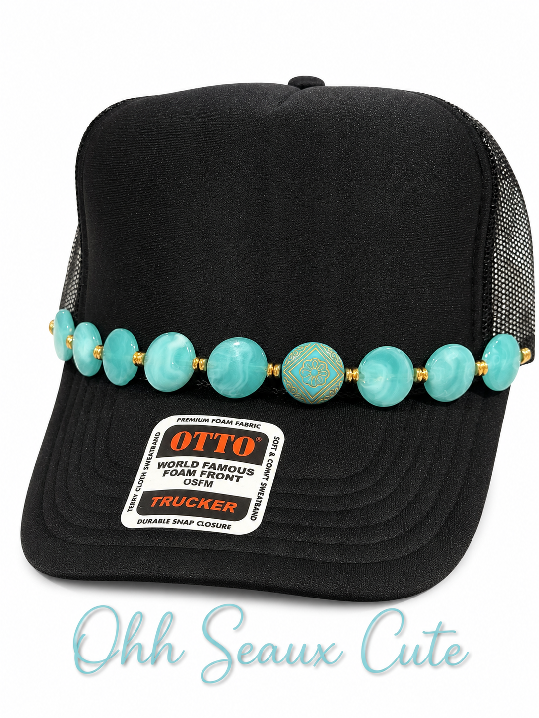 9” Turquoise 1 Hat Chain