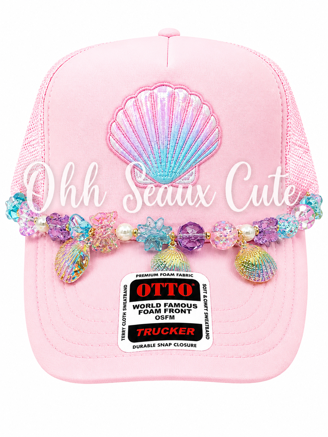 9” Seashells  Hat Chain