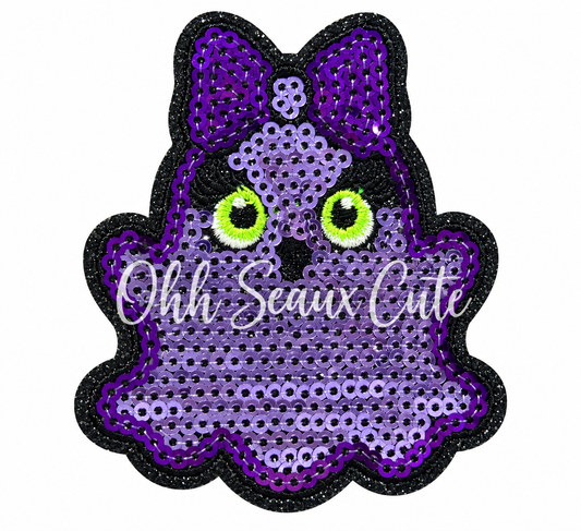 3” Purple Sequin Ghost