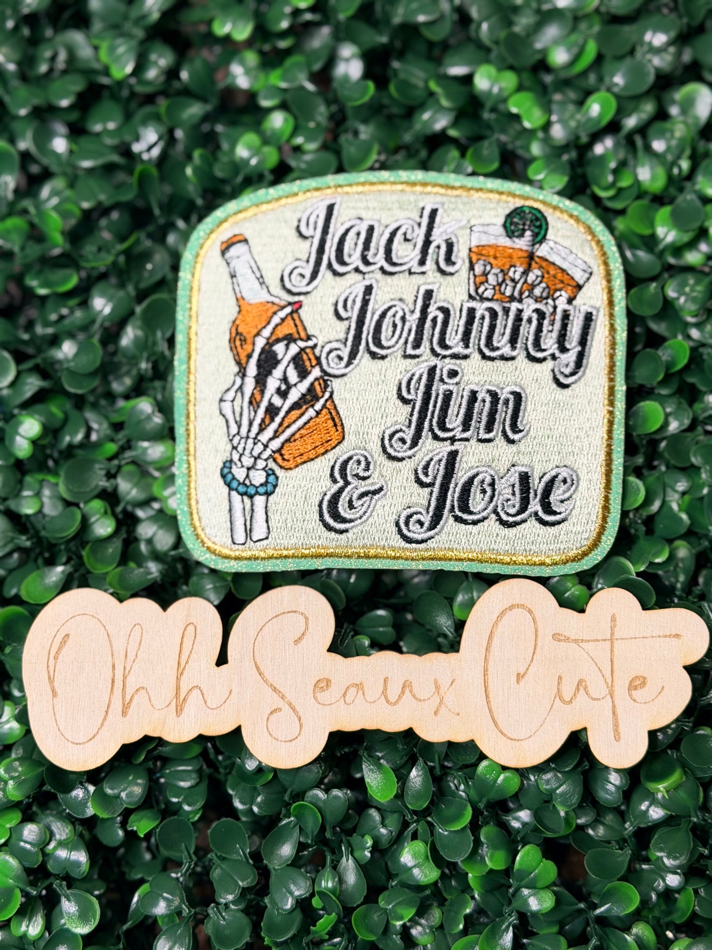 3.5” x 4” The Boys Whiskey Patch (OSC Copyright)