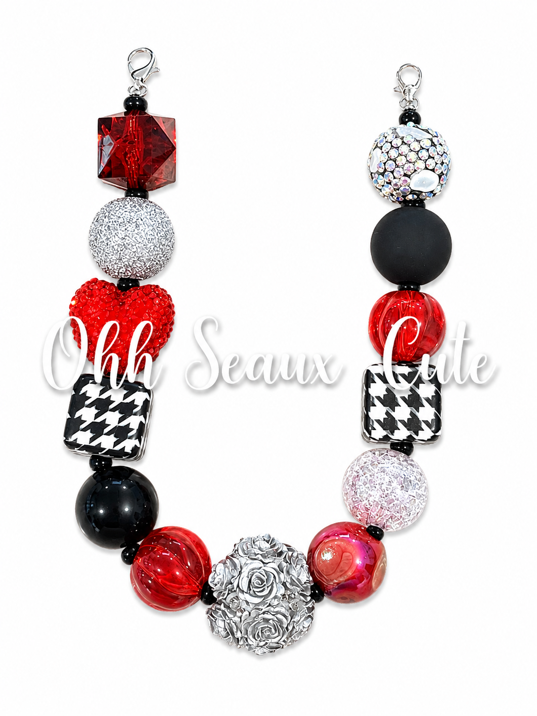 9” Houndstooth 1 Hat Chain