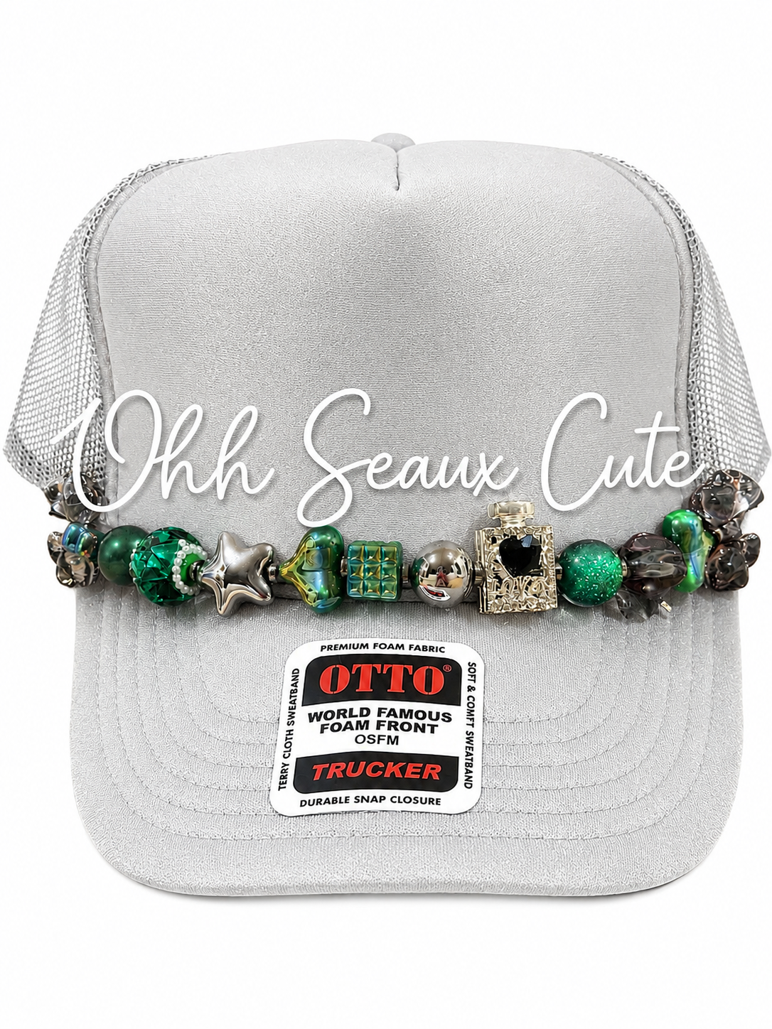 9” Deep Green 1 Hat Chain