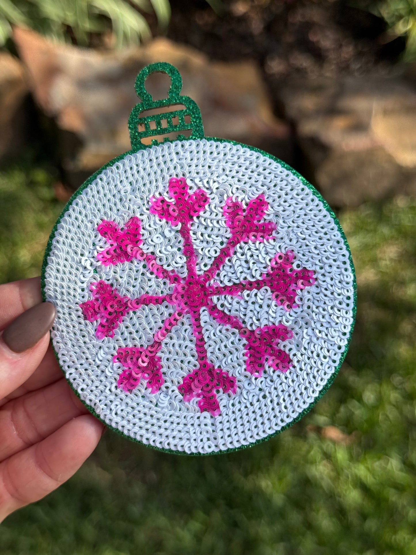 3.5” Sequin Ornament