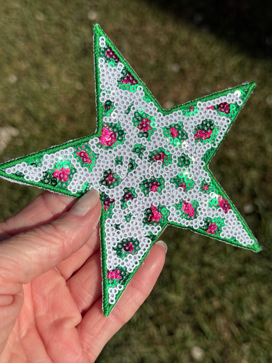 5” Pink/Green Leopard Star (OSC Original)