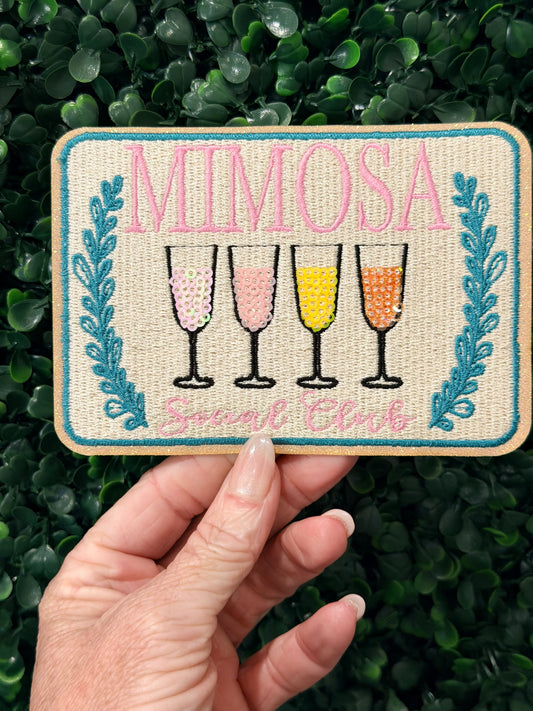 5” Glitter Mimosa Club (OSC ORIGINAL) DO NOT COPY