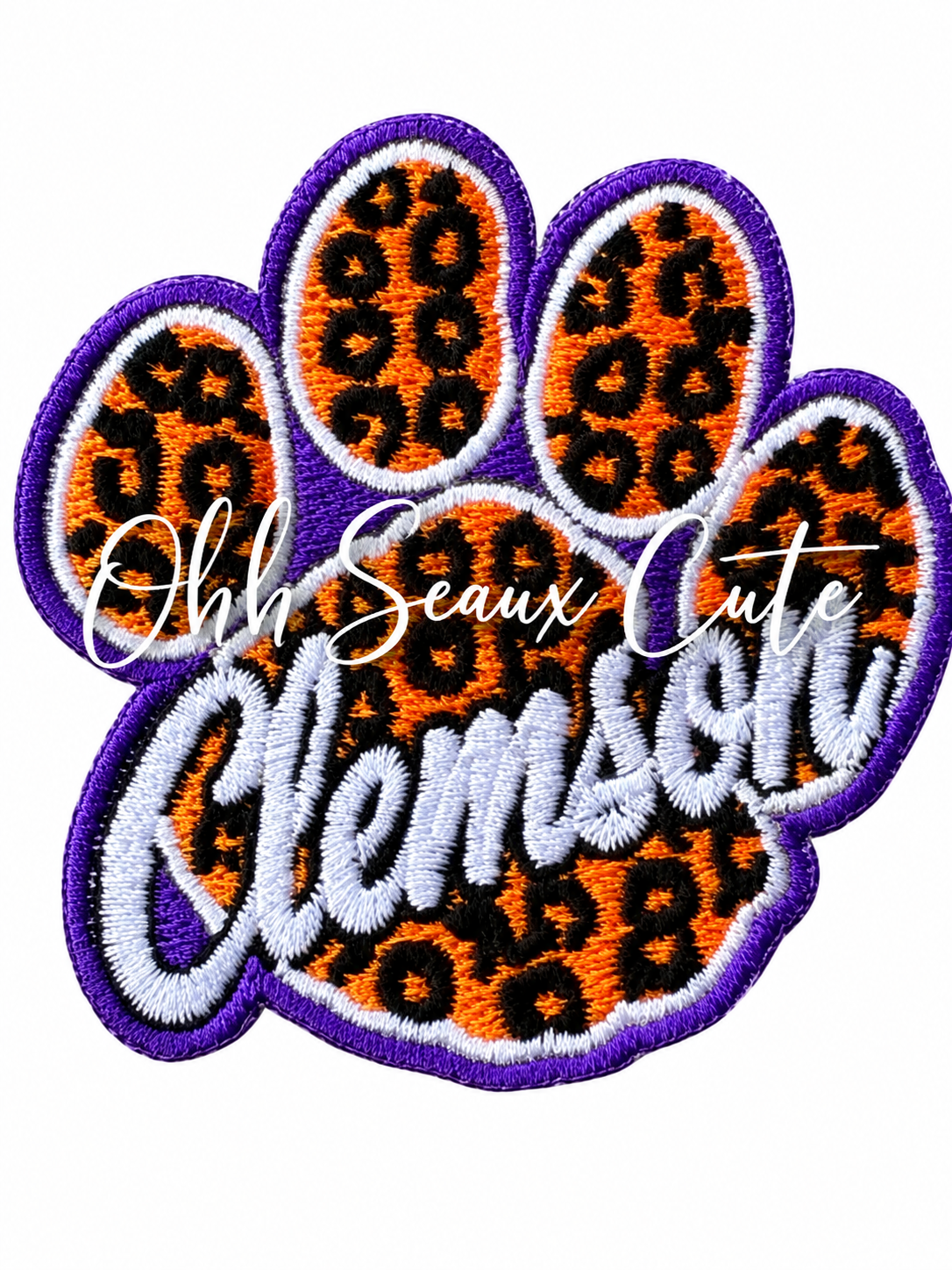 3” Clemson Tiger Paw