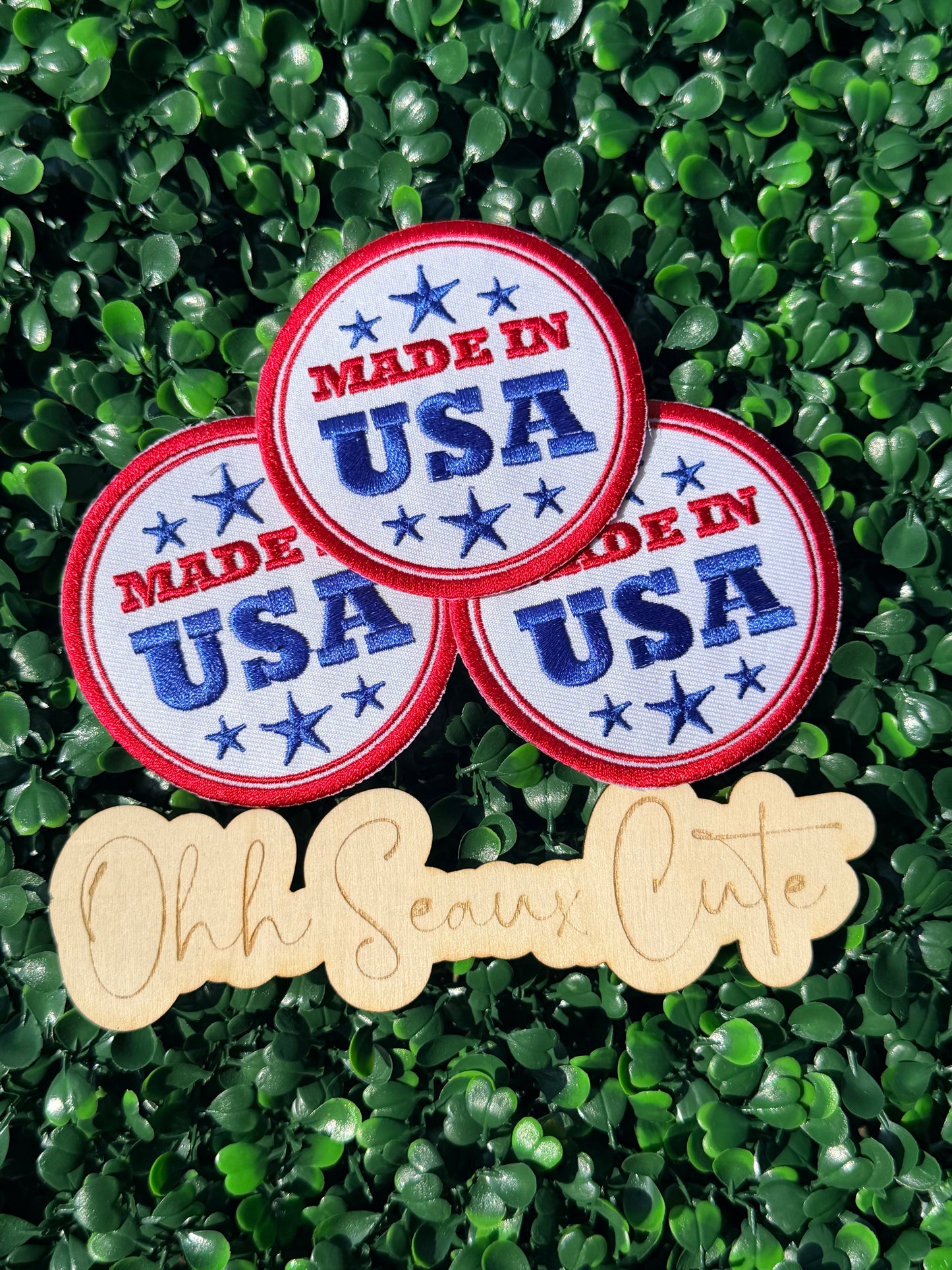 3” Made in USA Stamp