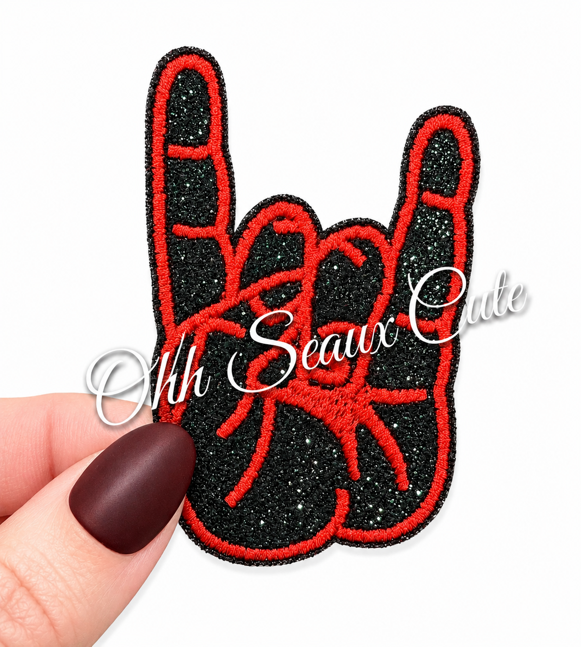 3” Rock Fingers Red/Black