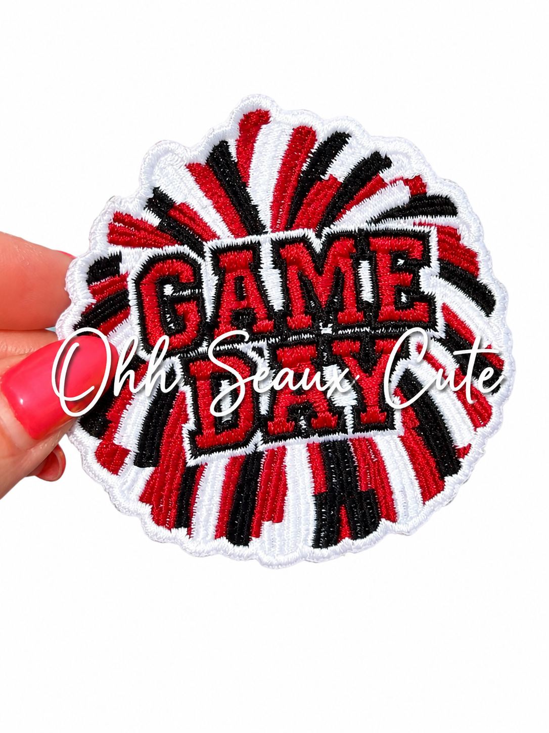 3” Game Day PomPom-Red