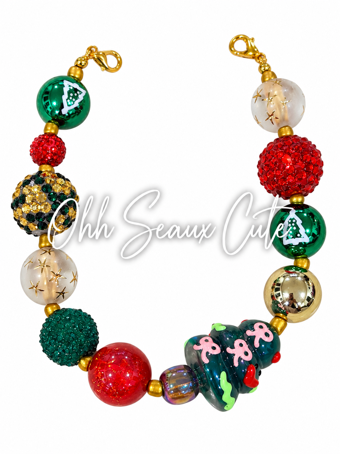 9” Christmas 12 Hat Chain