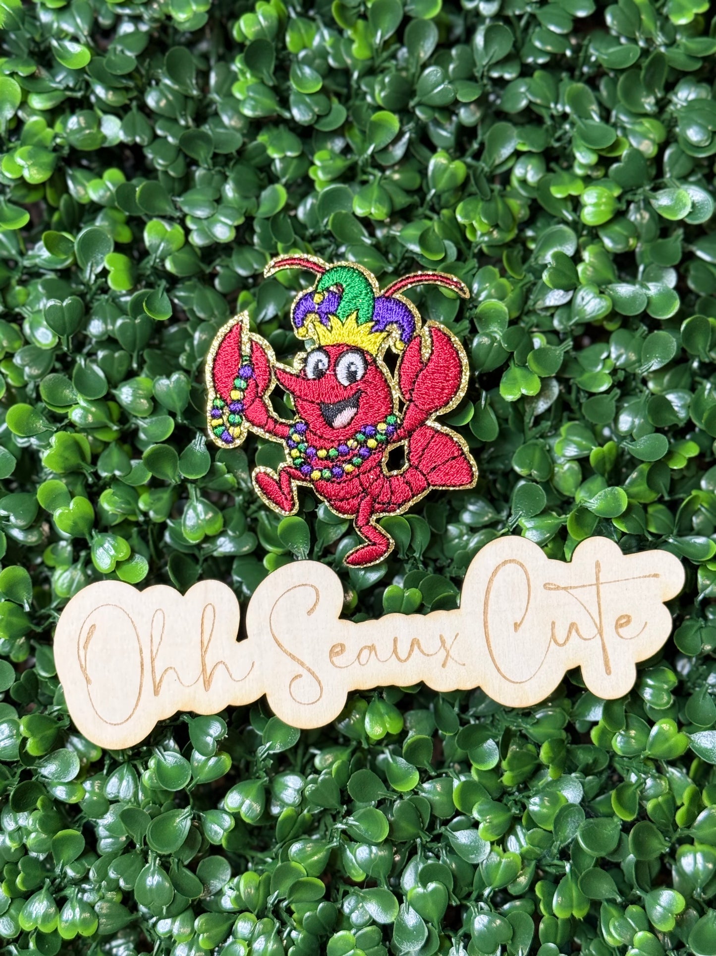 3” Mardi Gras Dancing Crawfish (OSC Original)DO NOT COPY