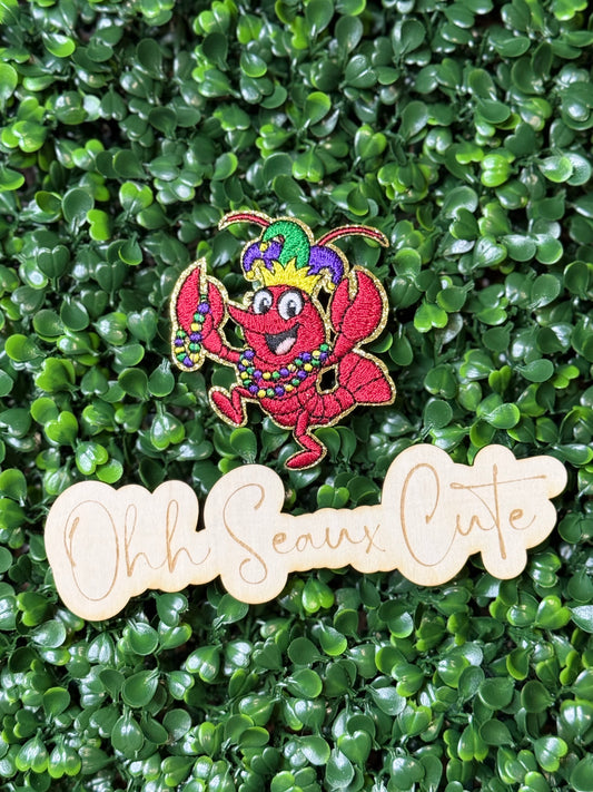 3” Mardi Gras Dancing Crawfish (OSC Original)DO NOT COPY