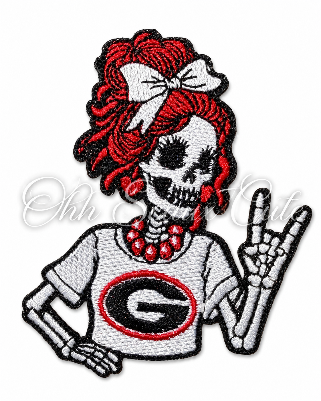 3.5” Game Day Skelly Babe-GEORGIA
