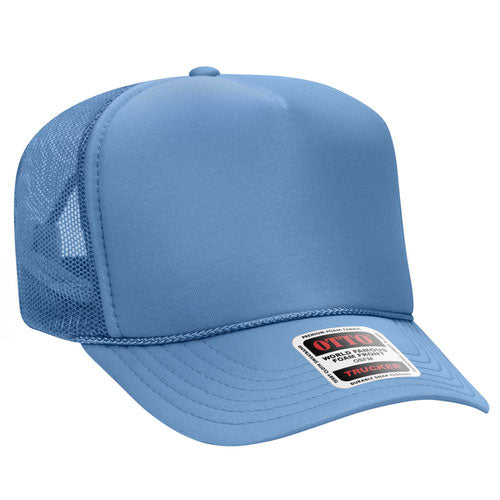 Otto High Crown Foam Trucker - Cool Blue