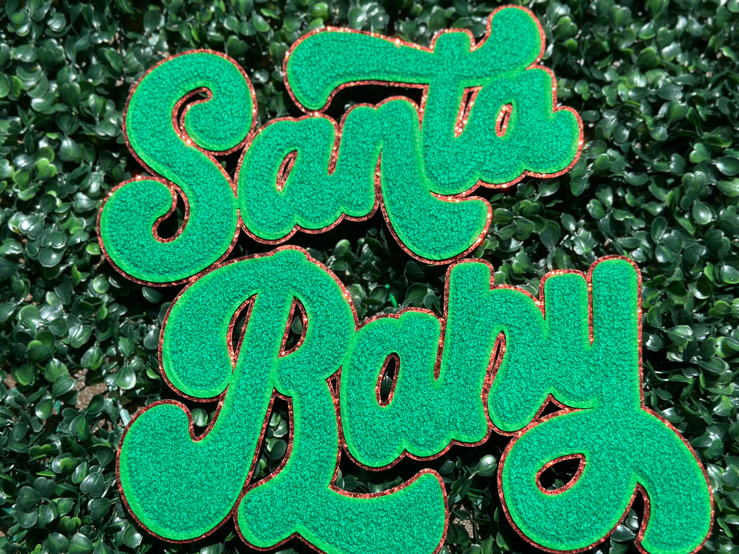 11” Chenille Santa Baby Patch