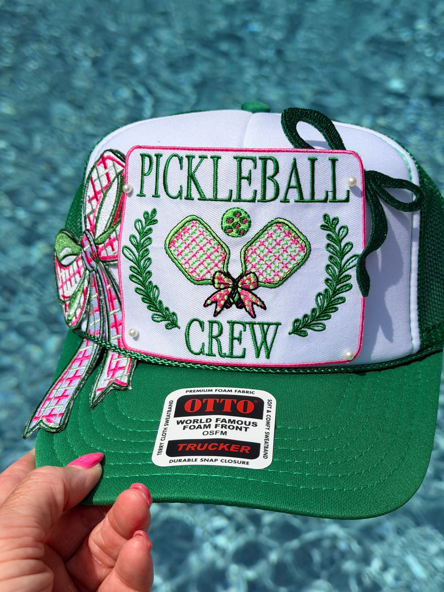 5.5” Pickleball Plaid Bow