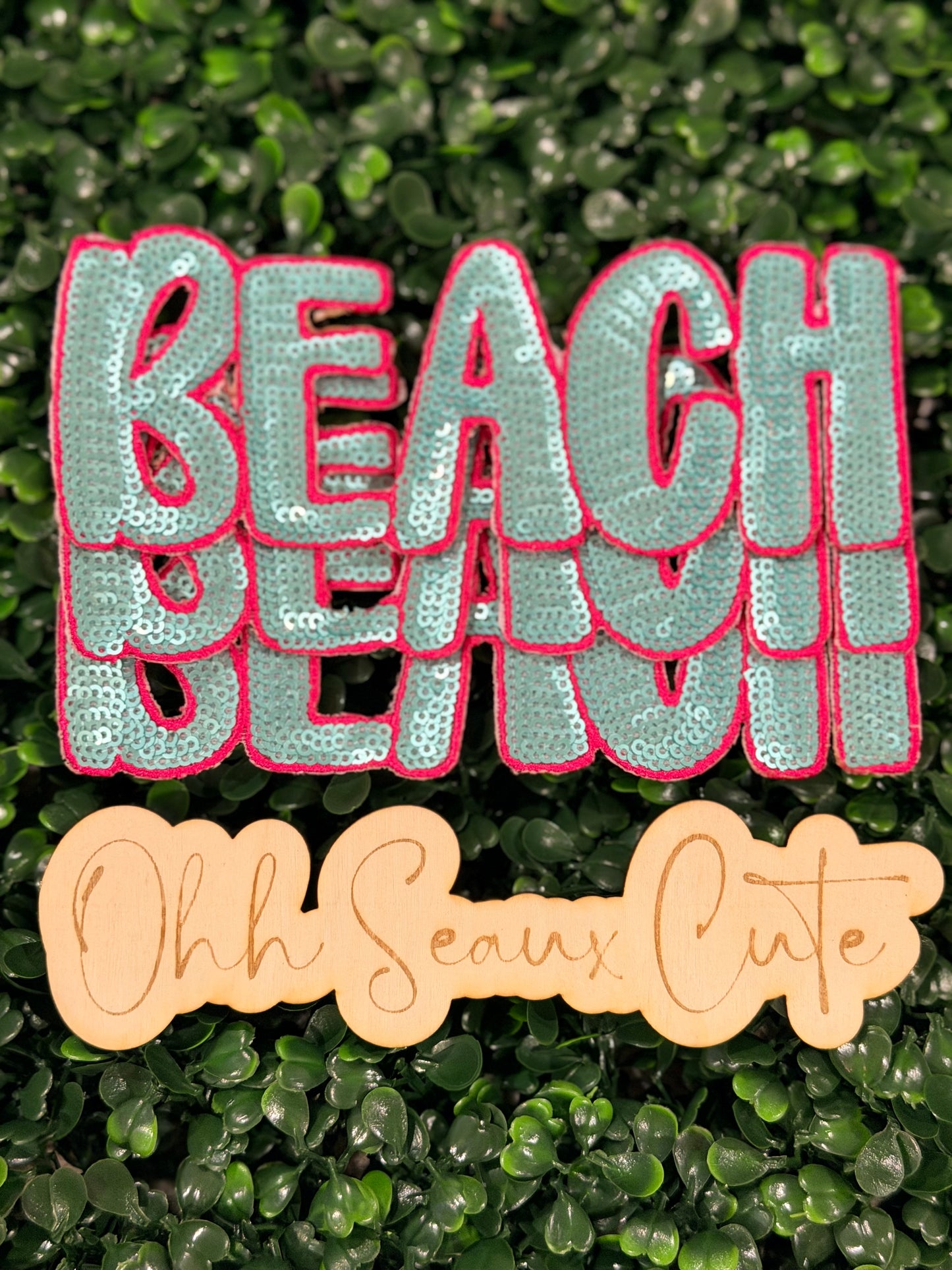 6” Sequin BEACH- OSC ORIGINAL