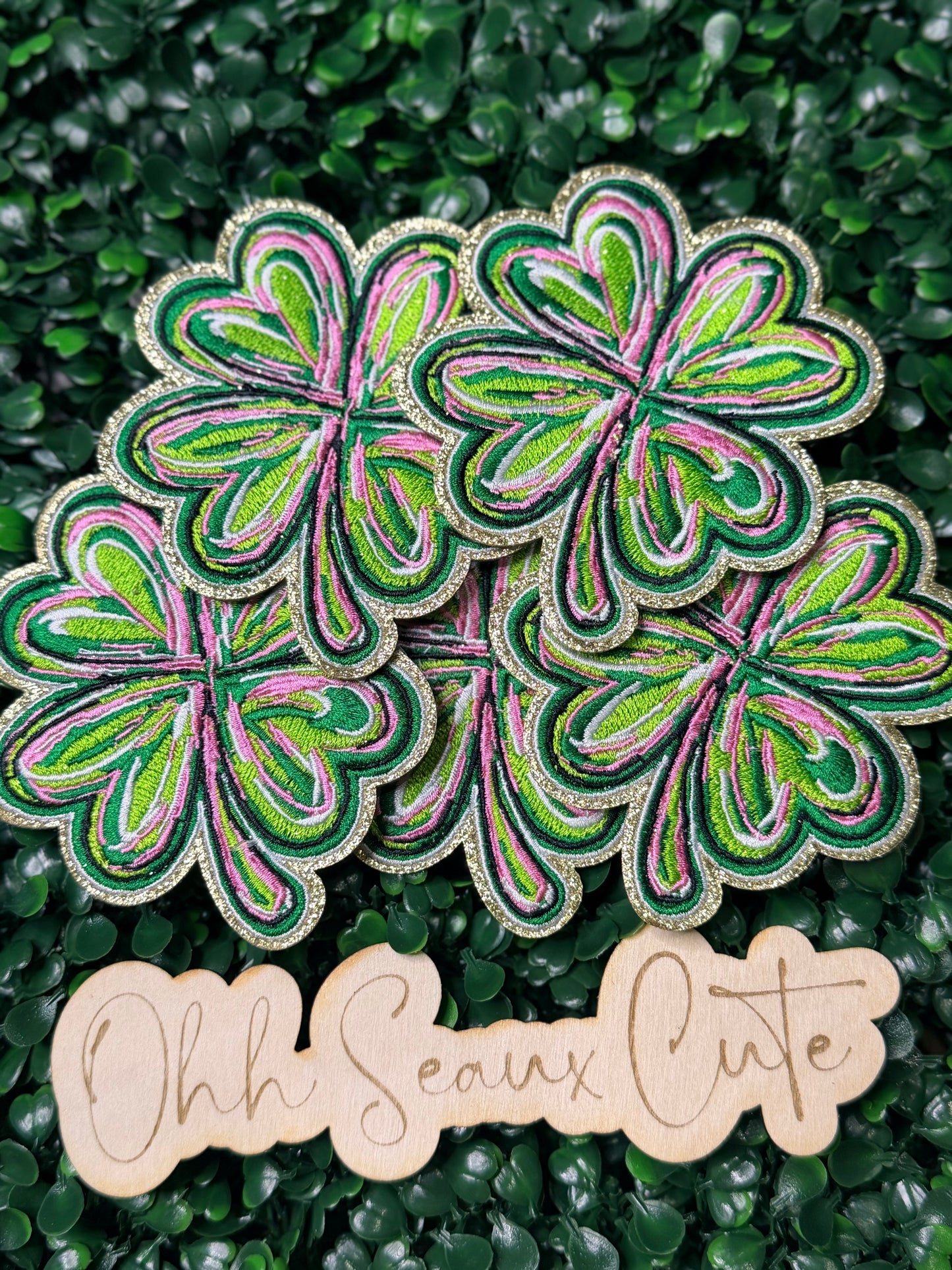 3.5” Watercolor Clover