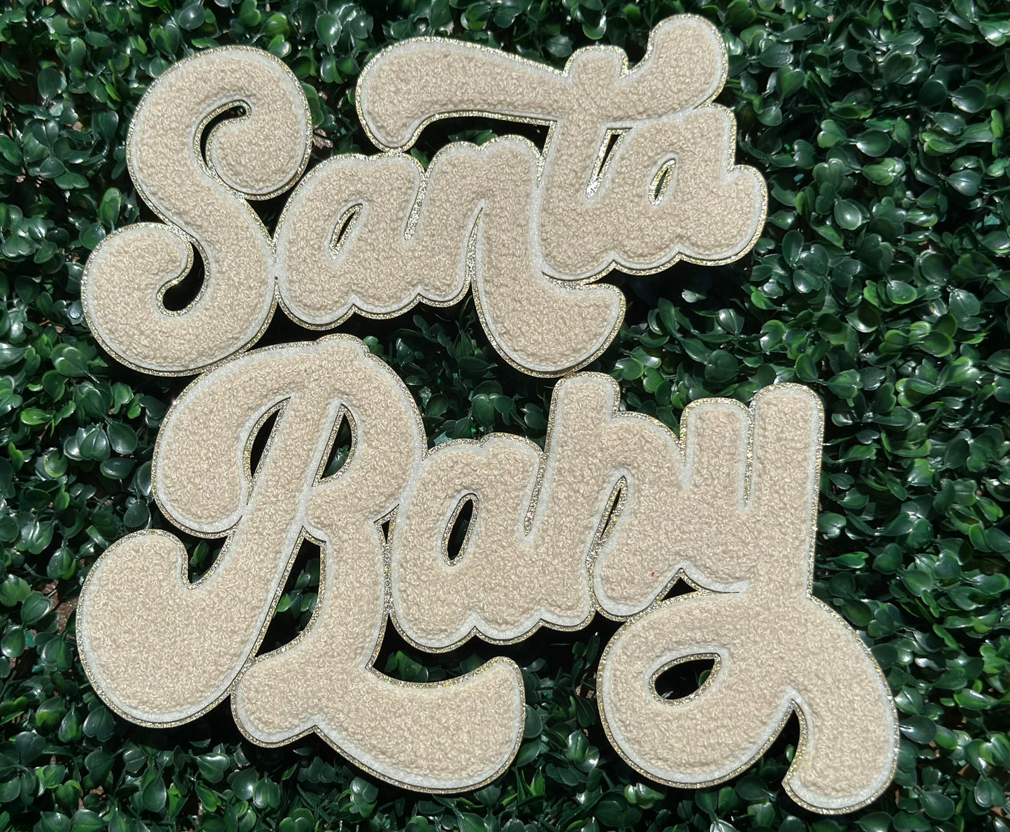 11” Chenille Santa Baby Patch