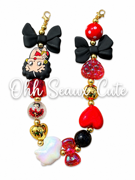 9” Betty N Pup Hat Chain