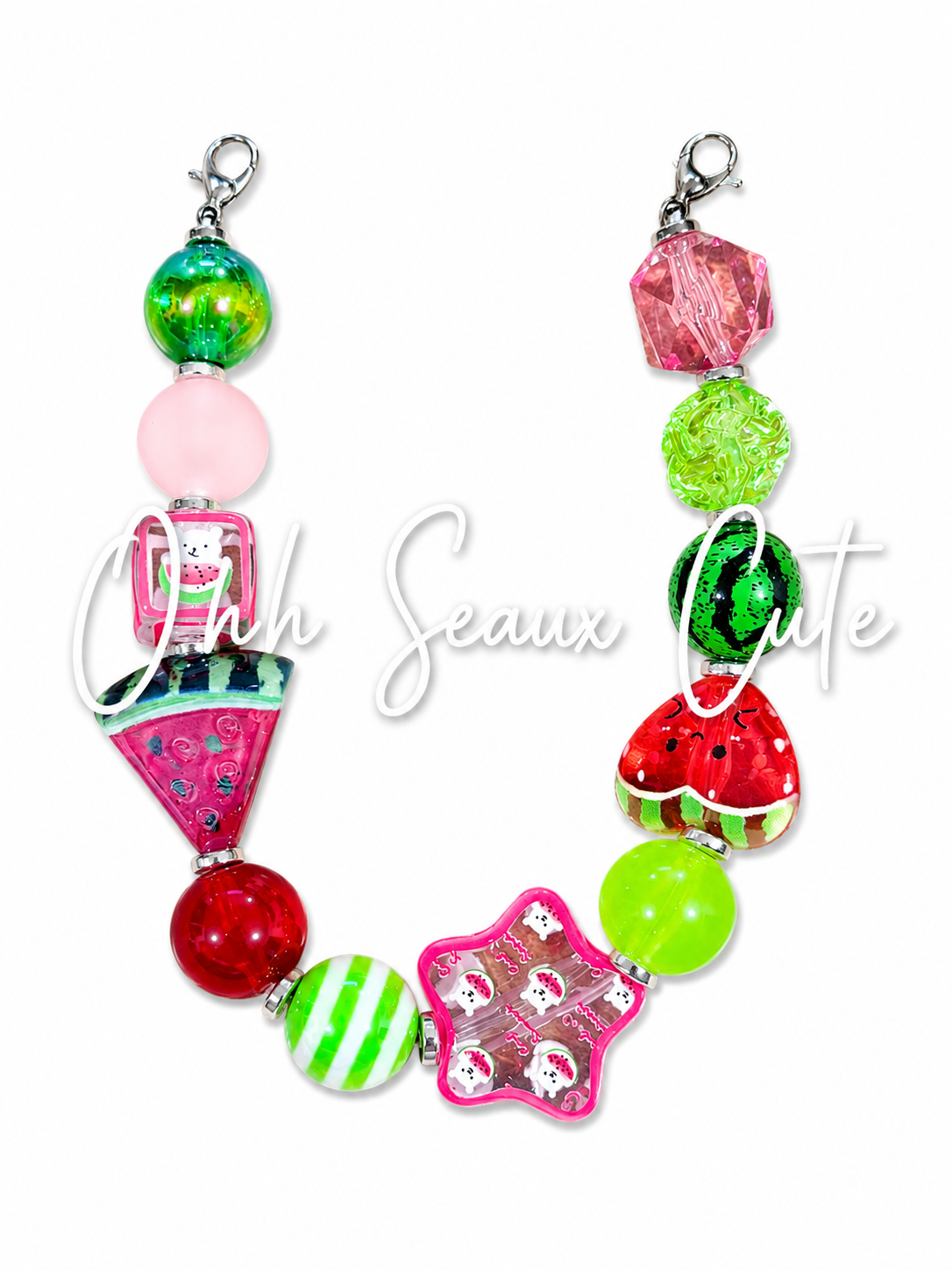 9” Watermelon 12 Hat Chain