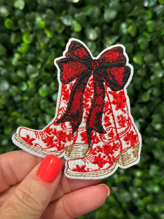 3” Game Day Boots Red/Black