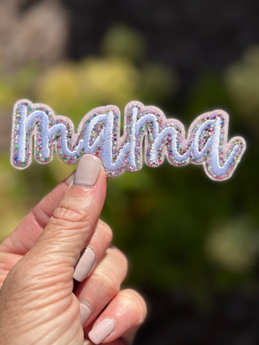 4” Glitter MAMA