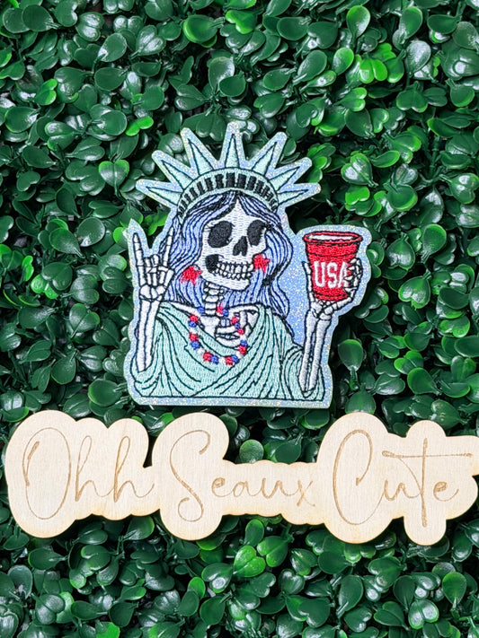 3.5” Patriot Skelly Babe (OSC Copyright)