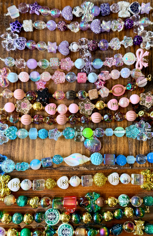 9” Hat Chain-Specialty Beads-#3
